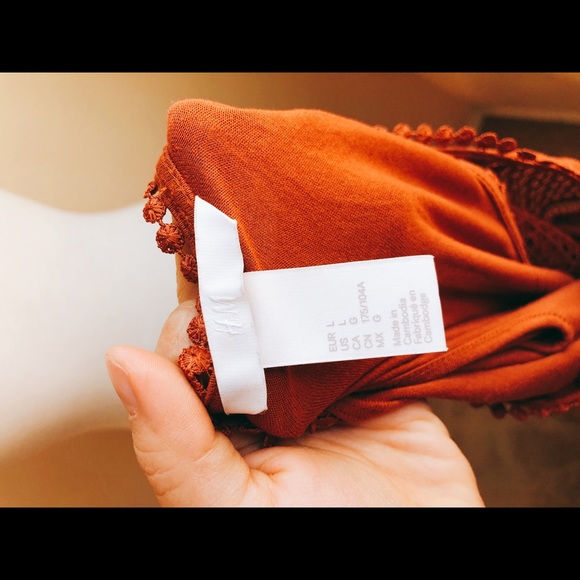 H&M Lace Contrast Jersey Dress - Picture 5 of 5